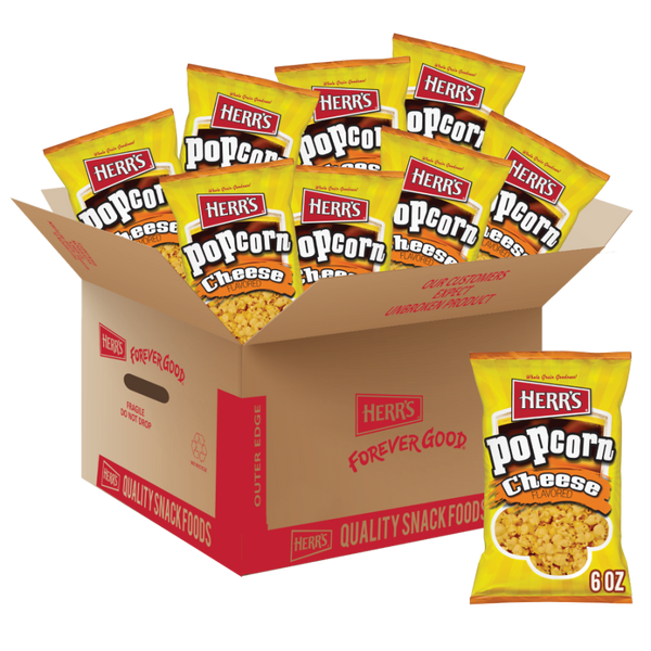 Case of 6 ounce cheese popcorn