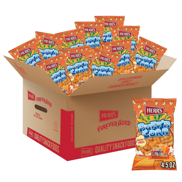 Case of 4.5 ounce cheese puffs