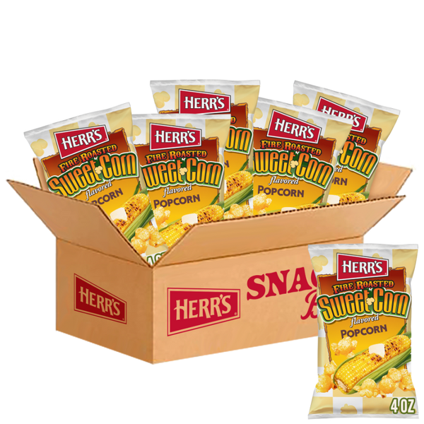 Case of 4 ounce Sweet Corn Flavored Popcorn