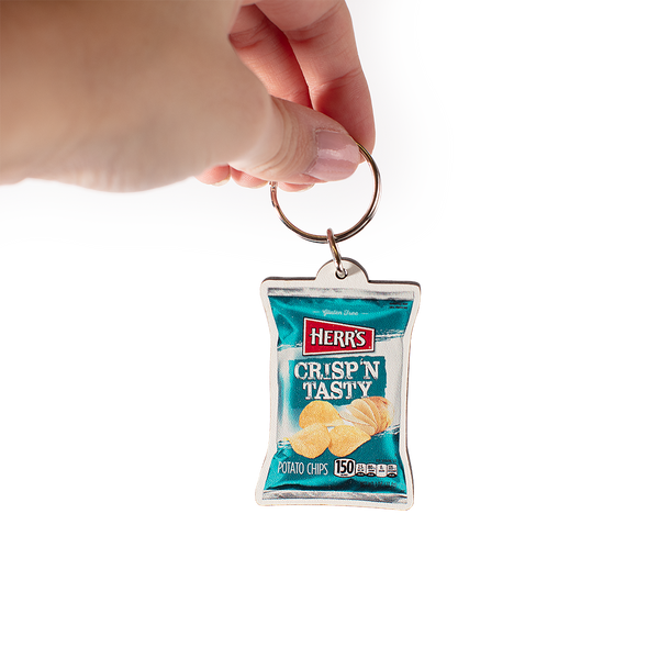 Herr's Chip Bag Keychain lifestyle