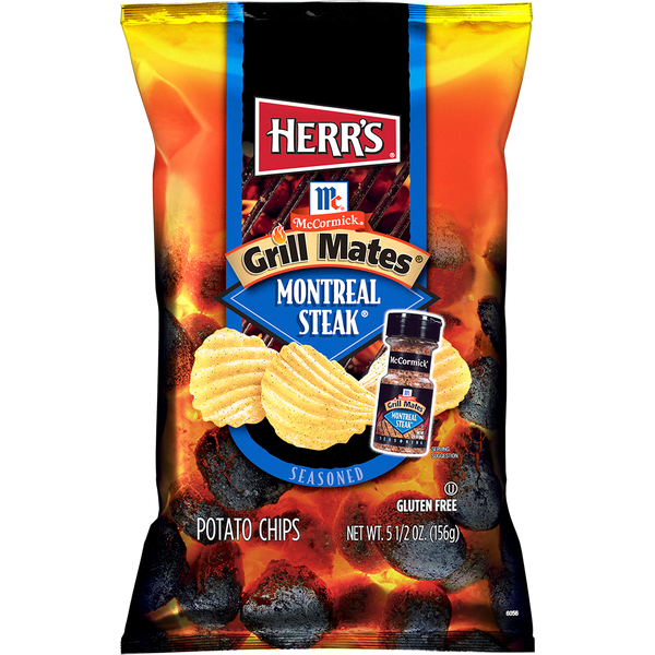 Herr's Grill Mates Montreal Steak Chips