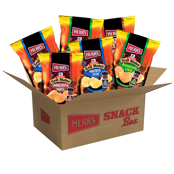 Herr's Grill Mates Chips Variety 6 Pack
