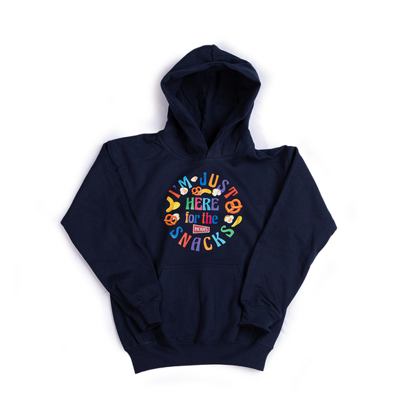 Herr's Kids "I'm Just Here For The Snacks" Navy Hoodie