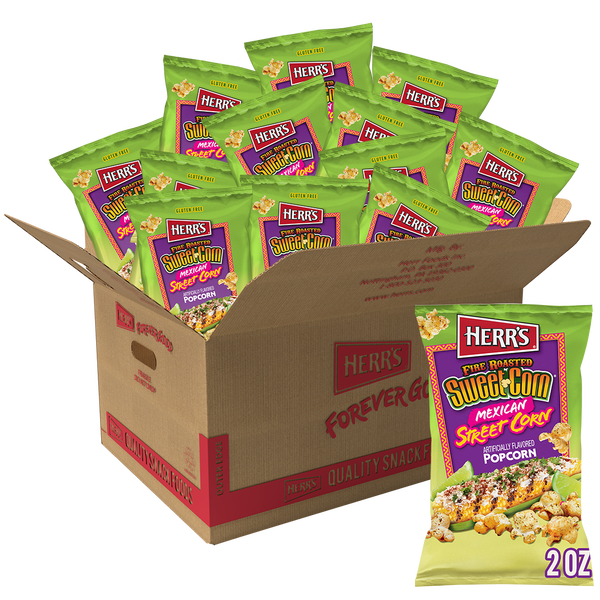 Herr's Mexican Street Corn Popcorn 2oz 16ct case