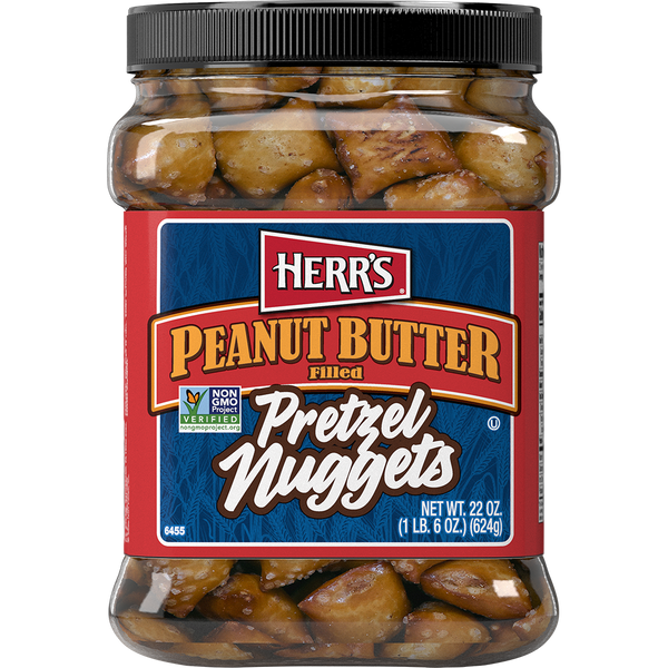 Herr's Peanut Butter Filled Pretzel Nuggets