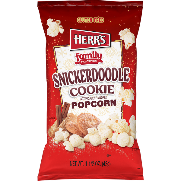 Herr's Snickerdoodle Cookie Artificially Flavored Popcorn