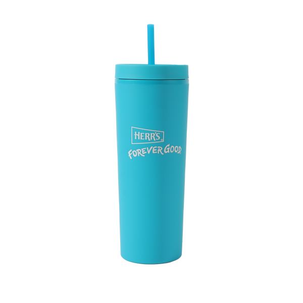 Herr's Double Wall Acrylic Tumbler - Aqua