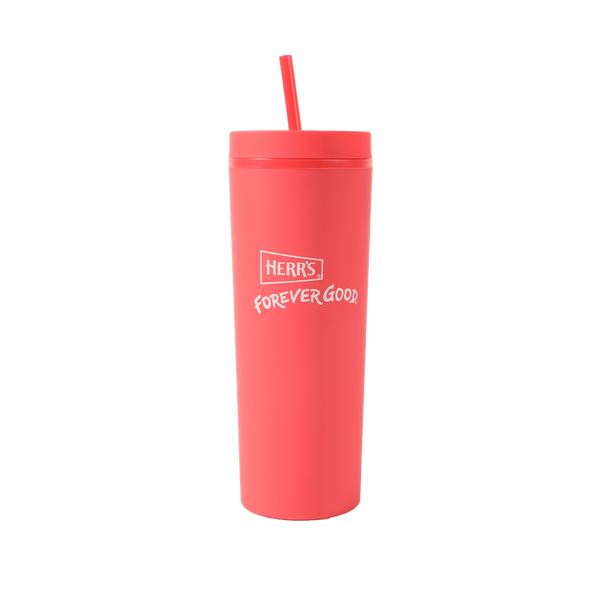 Herr's Double Wall Acrylic Tumbler - Red