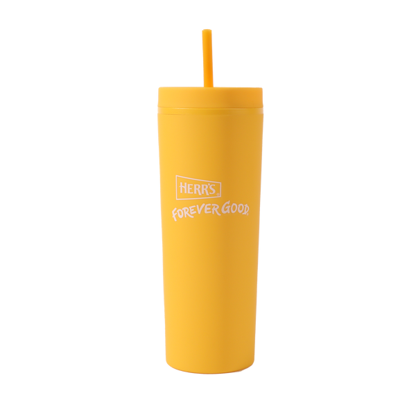 Herr's Double Wall Acrylic Tumbler - Yellow