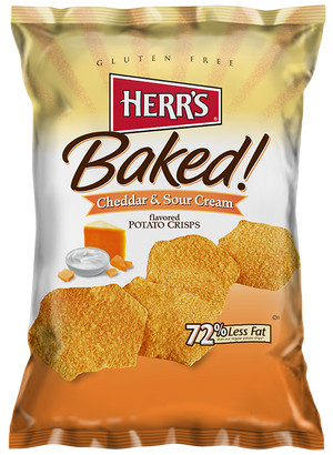 Cheddar & Sour Cream Baked Crisps