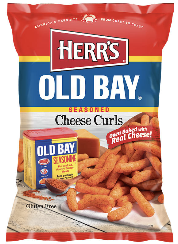 old bay flavored cheese curls
