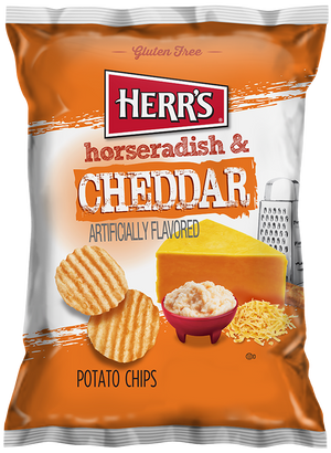 Horseradish and Cheddar Potato Chips