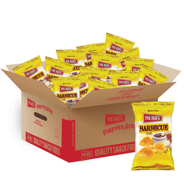 case of 2.75 ounce barbeque chips