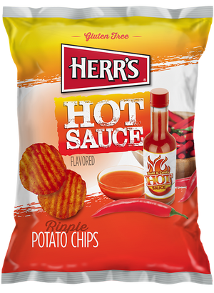Hot Sauce Ripple Potato Chips