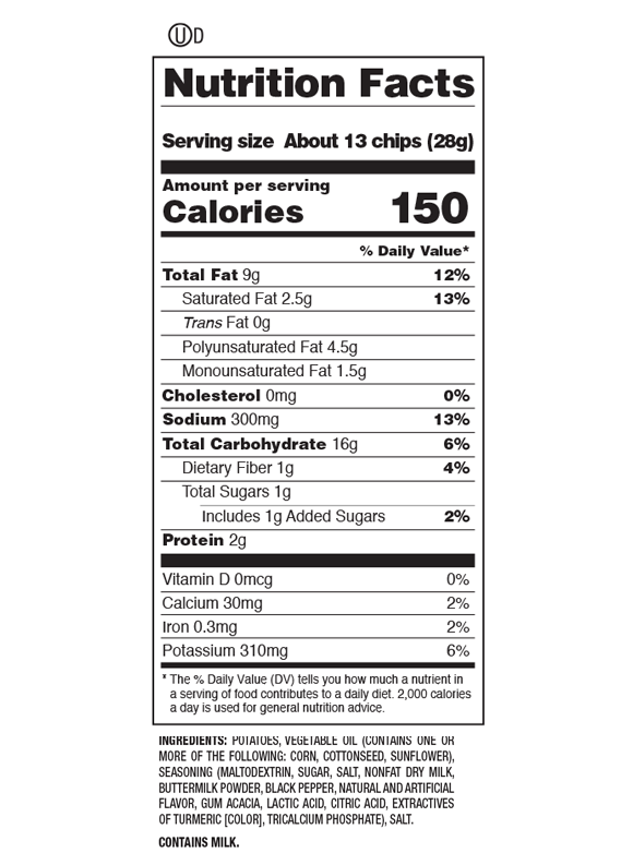 Nutrition Facts and Ingredients For fire roasted sweet corn