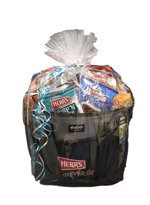 Herr’s® Party To Go Igloo Cooler Filled with Snacks