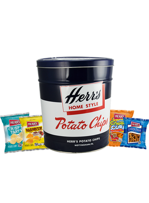 Herr’s® Retro Tin — (20)  1 oz. Pre Assorted Snacks