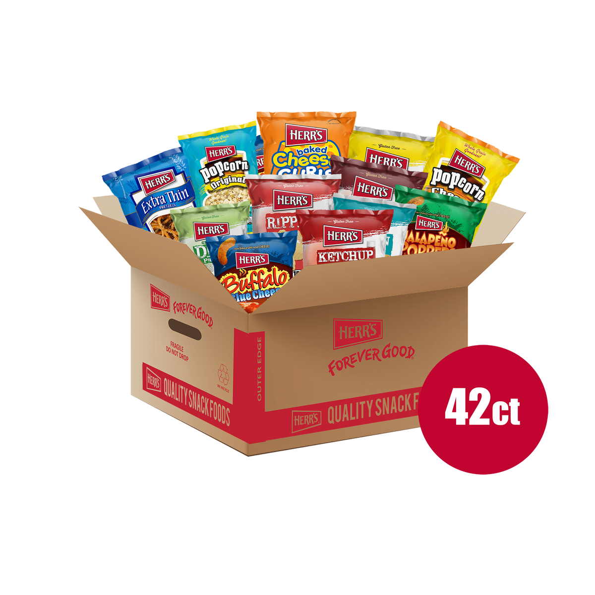 Choose your own variety pack — (42) 1 oz. bags 31.50 Herr's