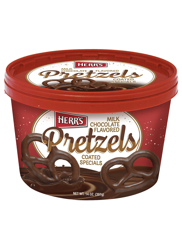 milk chocolate covered pretzels