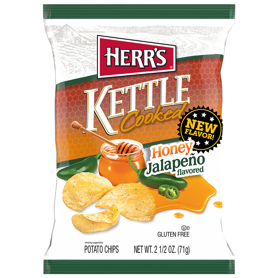 Honey Jalapeño Kettle Cooked Potato Chips – Herr's