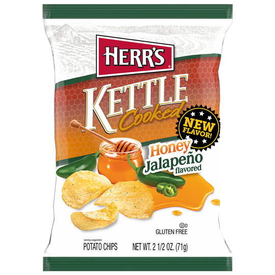 Honey Jalapeño Kettle Cooked Potato Chips – Herr's