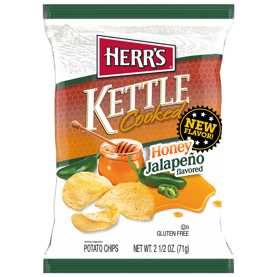 Honey Jalapeño Kettle Cooked Potato Chips – Herr's