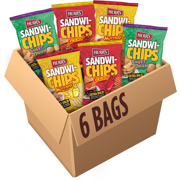 Herr's Sandwi-Chip 6 Count Variety Pack