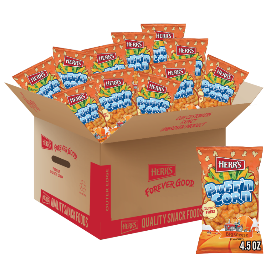 Cheese Hulless Puff'n Corn – Herr's