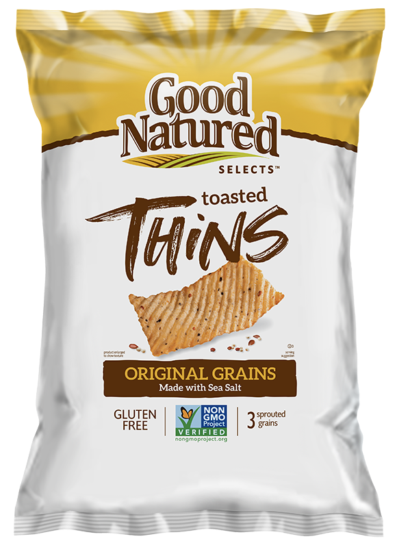 Bag of Good Natured Toasted Original Grain Thins