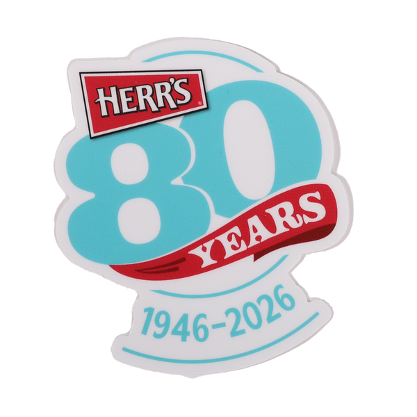 Herr's 80th Birthday Sticker