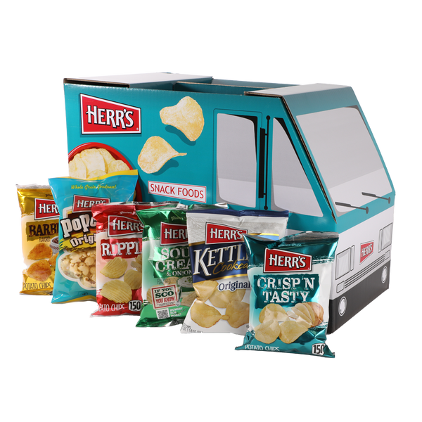 Herr’s® Truck Box - (42) Pre Assorted 1oz. Snacks