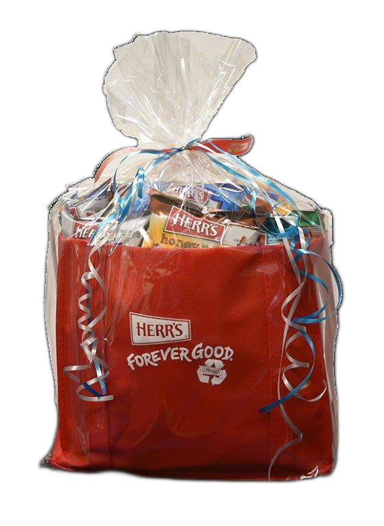 Herrs Red Recyclable Tote (42) Pre Assorted 1oz. Snacks