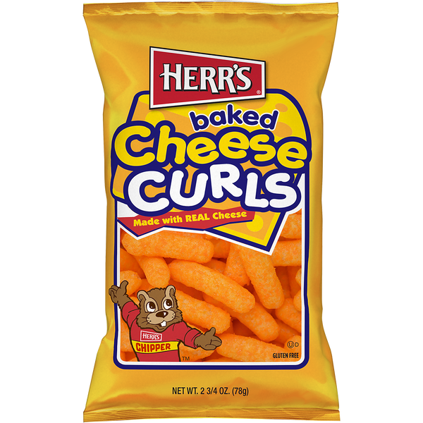 Herr's Baked Cheese Curls 2.75oz bag