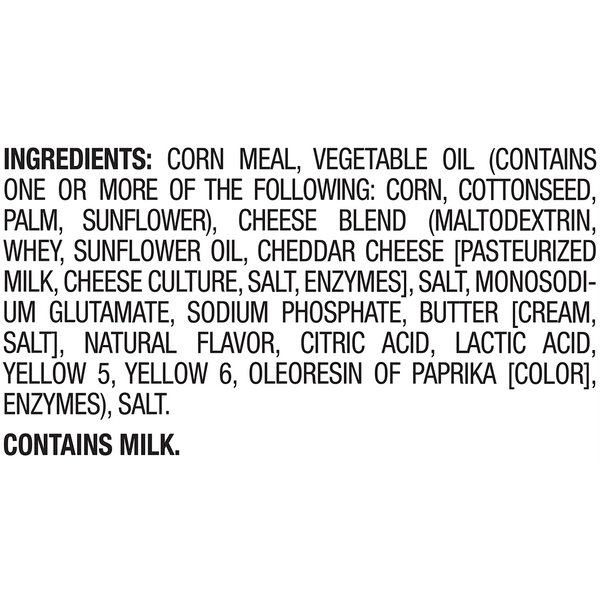 Herr's Baked Cheese Curls ingredients