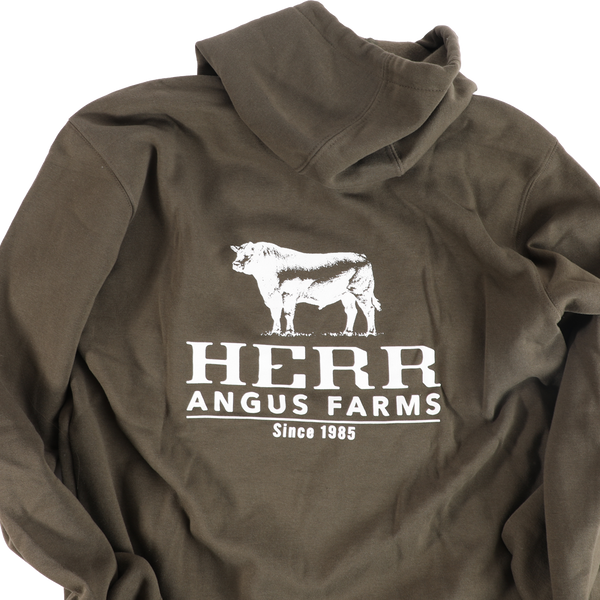 Herr Angus Farm Carhartt Green Hoodie