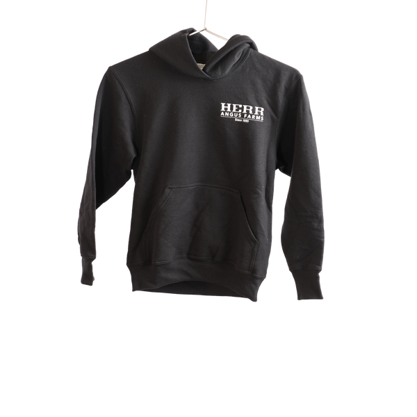 Herr Angus Farm Kids Black Hoodie