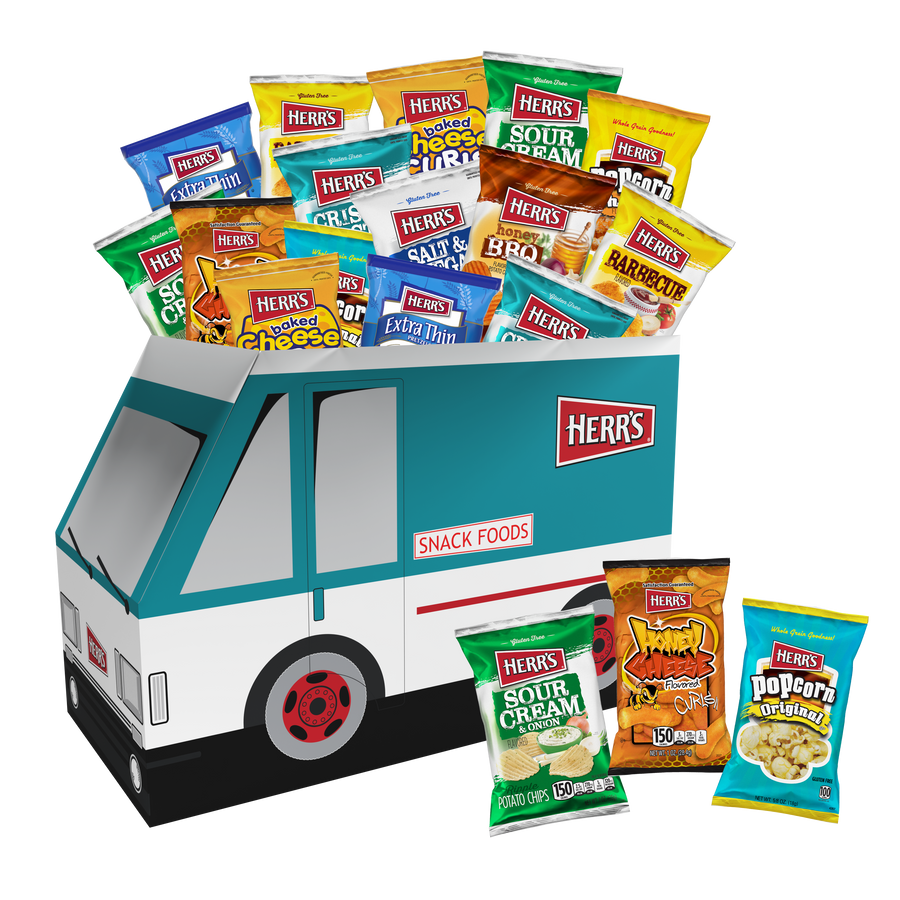 Herr’s® Truck Box - (42) Pre Assorted 1oz. Snacks – Herr's