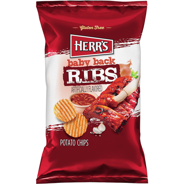 Herr's Baby Back Ribs Potato Chips