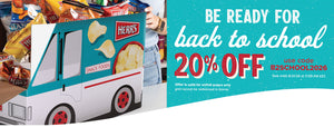 Herr's Back To School Sale - 20% Off Sitewide!