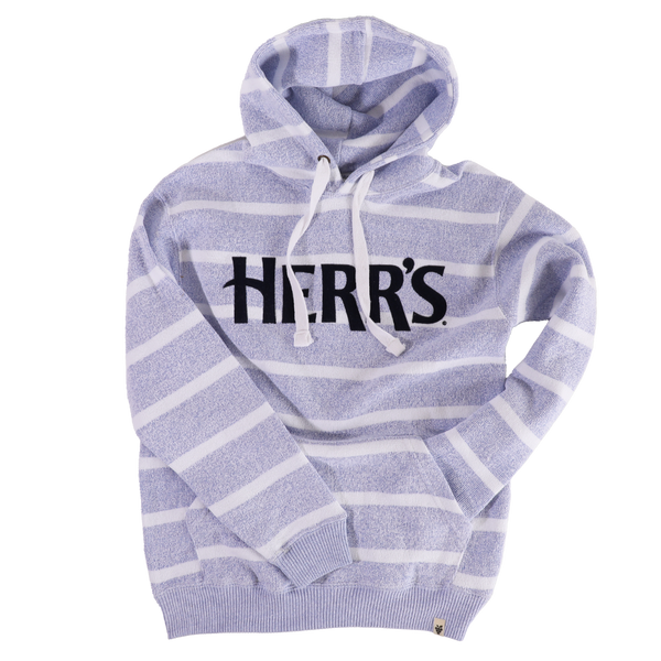 Herr's Blue Striped Hoodie