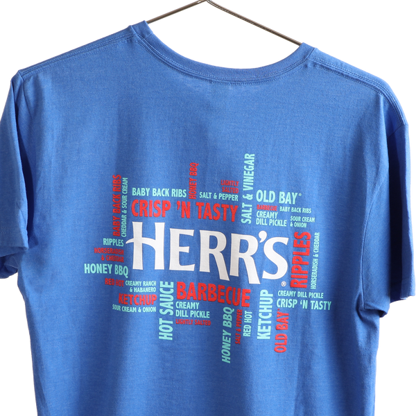 Herr's Blue Short Sleeve T-Shirt