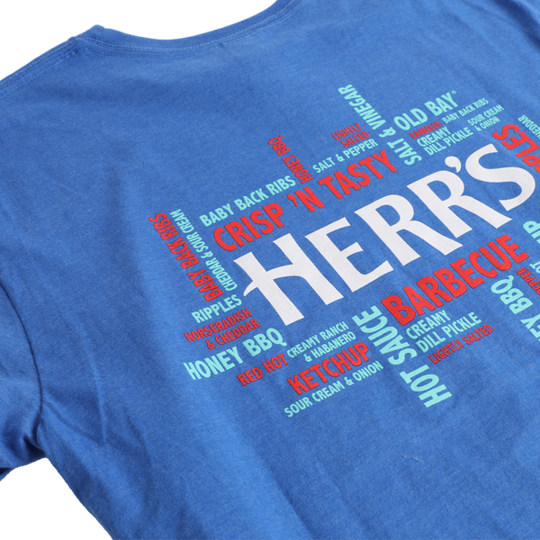 Herr's Blue Short Sleeve T-Shirt