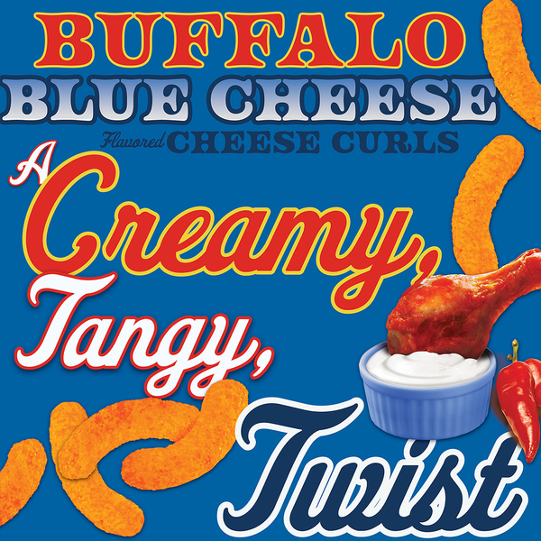 Herr's Buffalo Blue Cheese Curls flavor