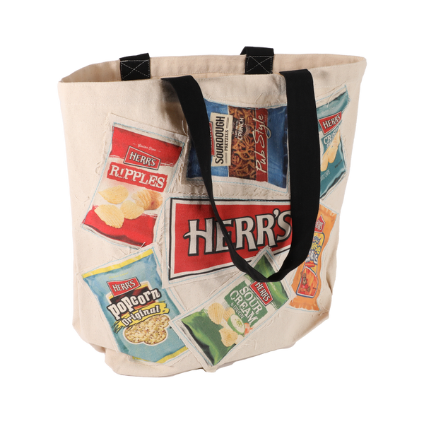 Herr's Canvas Logo & Snack Bag Tote