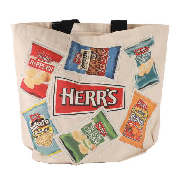 Herr's Canvas Logo & Snack Bag Tote