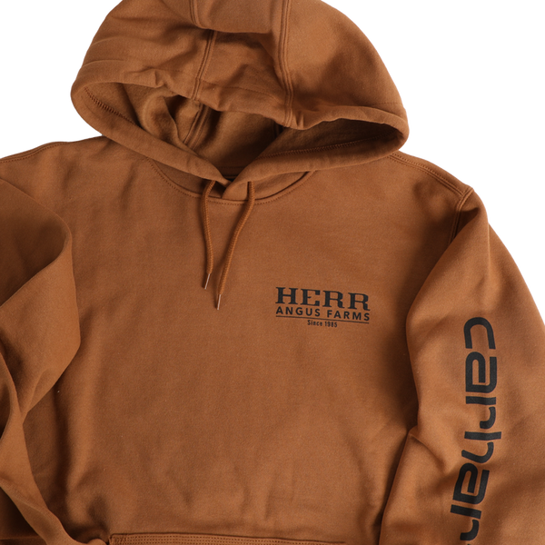 Herr Angus Farm Brown Carhartt Hoodie