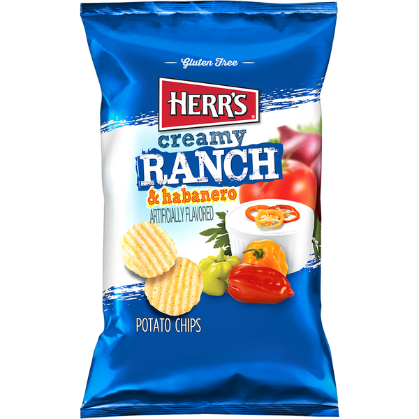 Herr's Creamy Ranch & Habanero Potato Chips