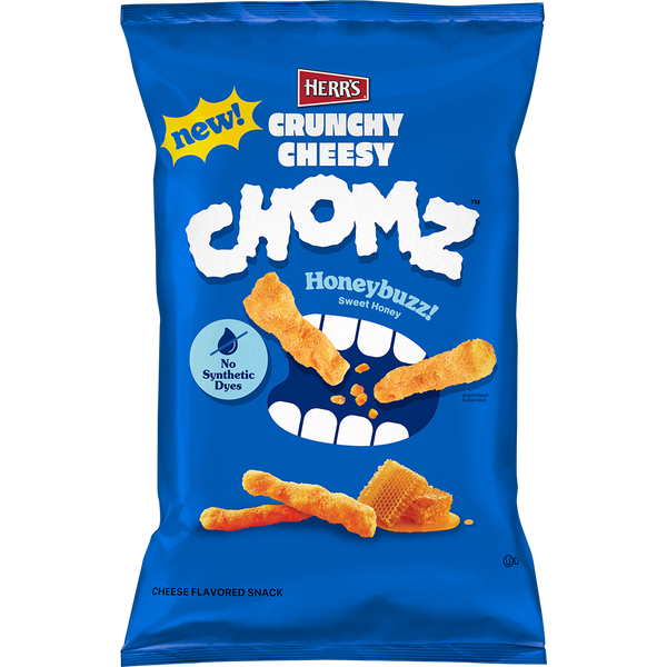 Herr's Crunchy Cheesy Chomz Honeybuzz!