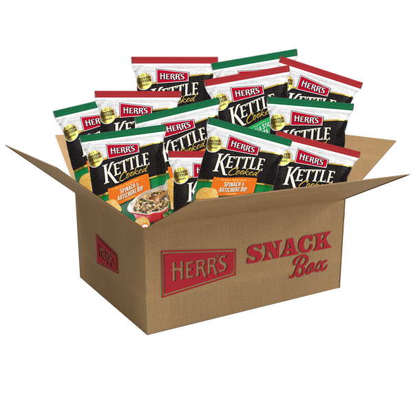 Famous Appetizers Kettle Cooked Chips Variety Packs Limited Time Flavors 2oz 12ct