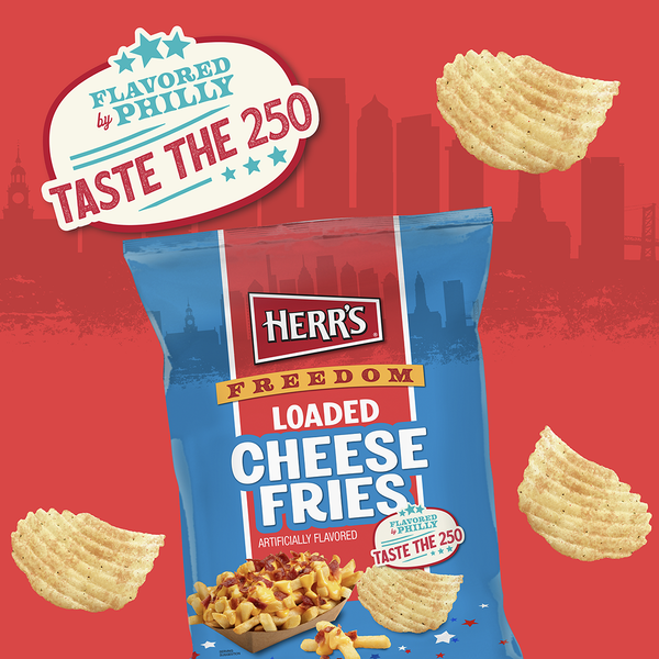 Flavored By Philly Freedom Loaded Cheese Fries Ripple Chips